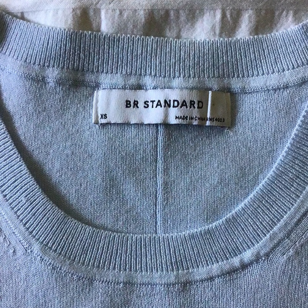 BR Standard Blue Ribbed Sleeveless Tank